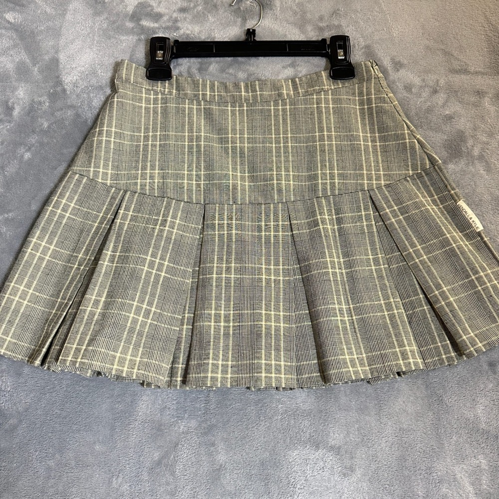 Preppy Plaid School Girl Pleated Skirt Medium Academia Bratz Clueless Mini Skirt